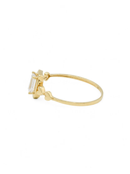 18ct Gold CZ Ladies Ring - Roop Darshan