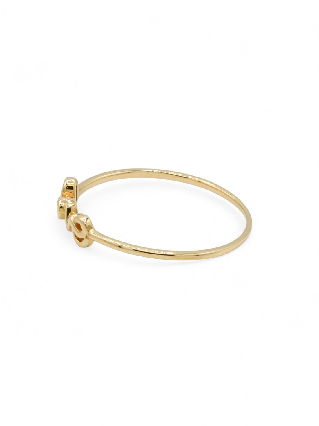 18ct Gold Love Green CZ Ladies Ring - Roop Darshan