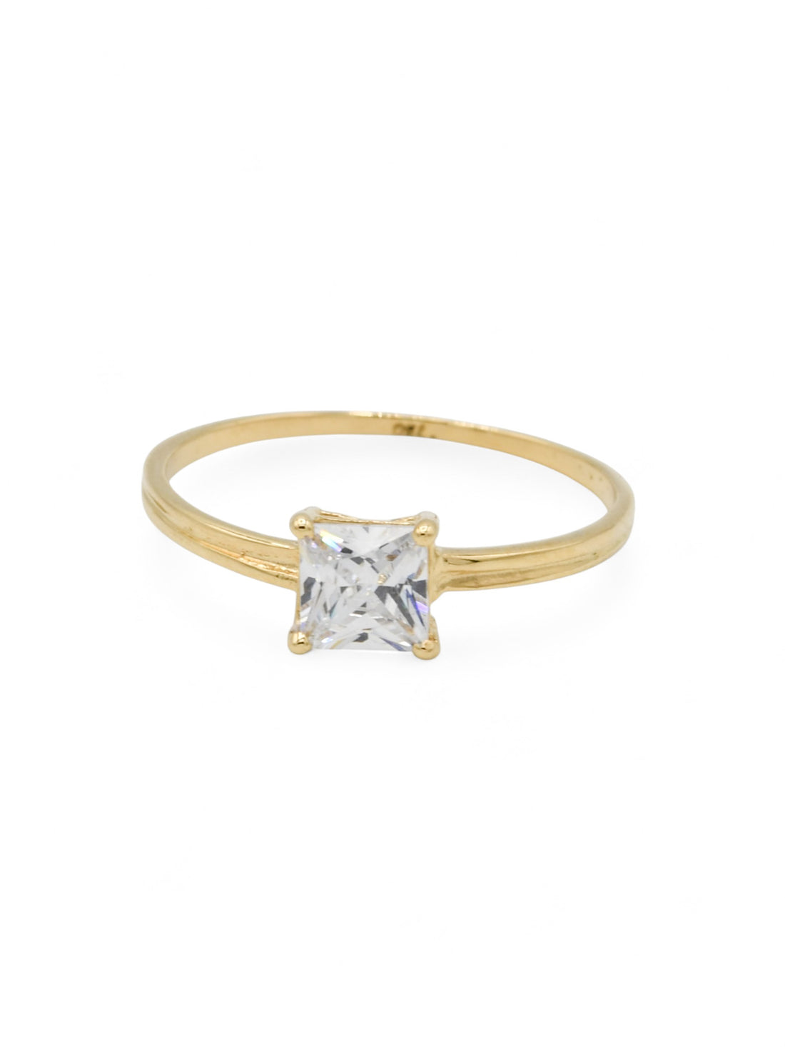 18ct Gold CZ Ladies Ring - Roop Darshan