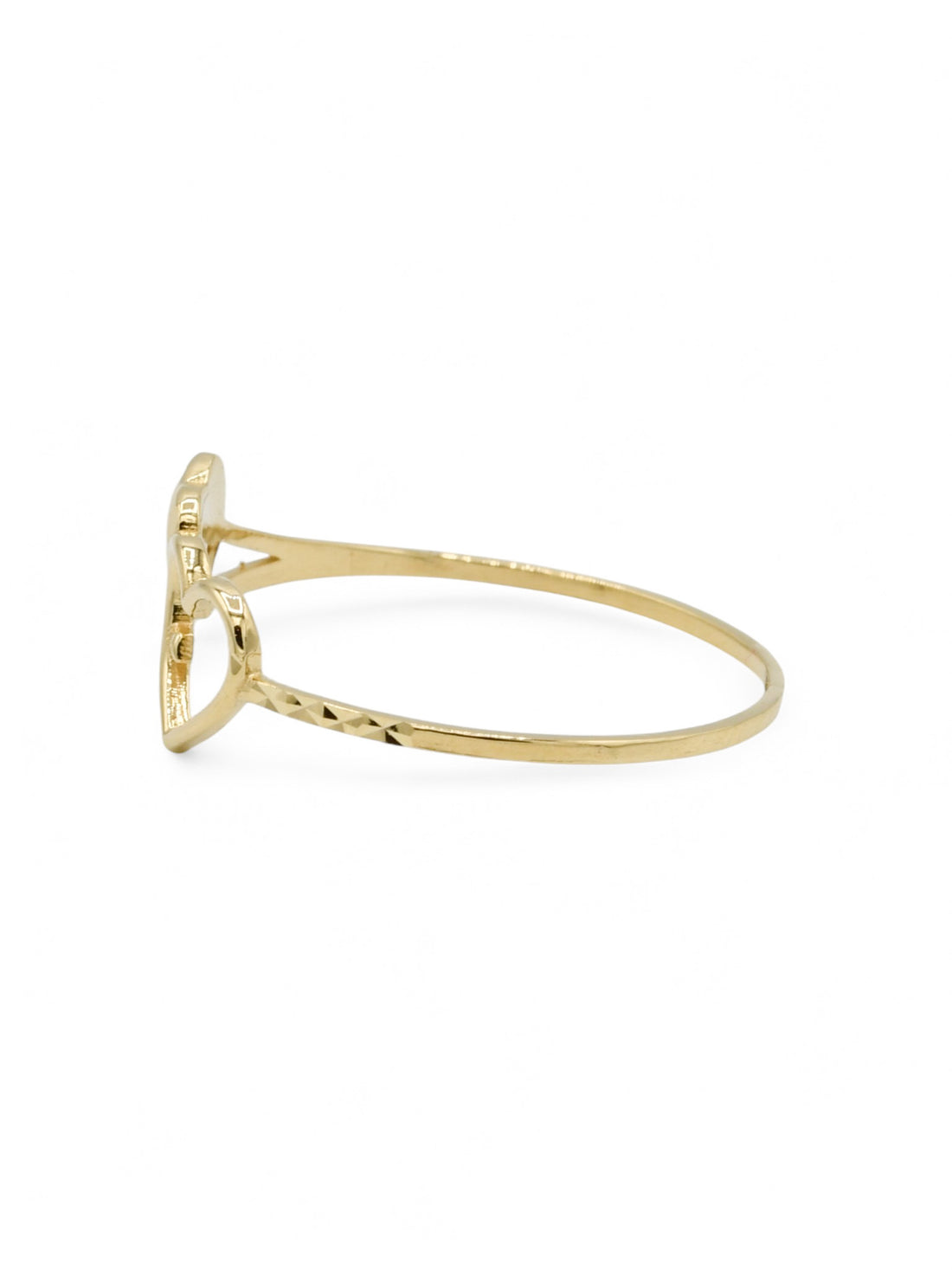 18ct Gold Heart Ladies Ring - Roop Darshan