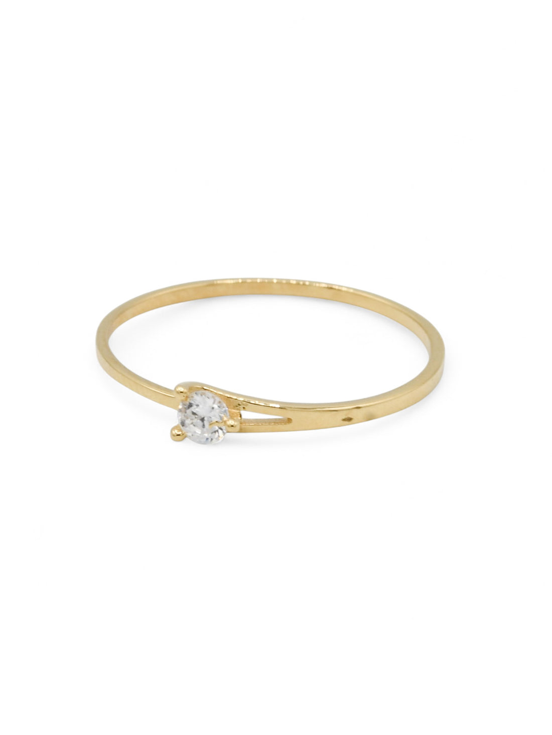 18ct Gold CZ Ladies Ring - Roop Darshan