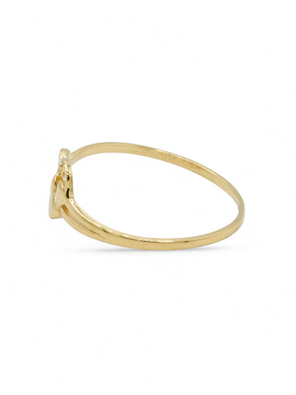 18ct Gold Heart Ladies Ring - Roop Darshan