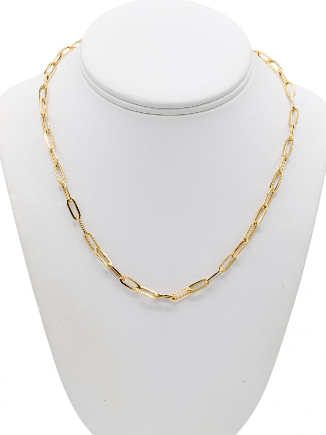 18ct Gold Paperclip Chain - Roop Darshan
