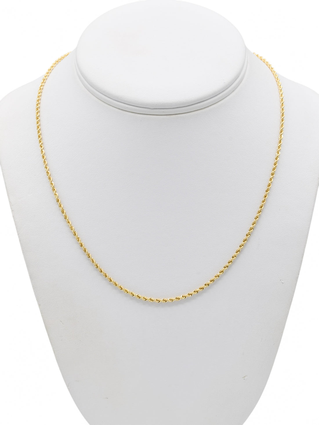 18ct Gold Hollow Rope Chain - Roop Darshan