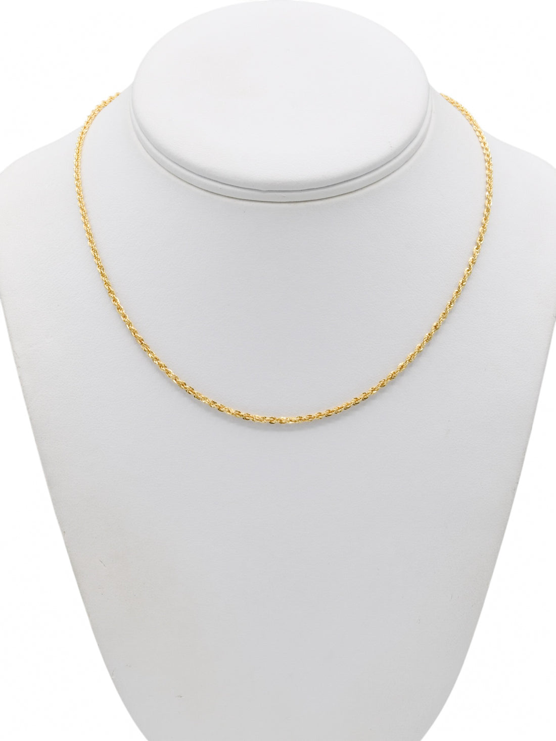18ct Gold Hollow Rope Chain - Roop Darshan