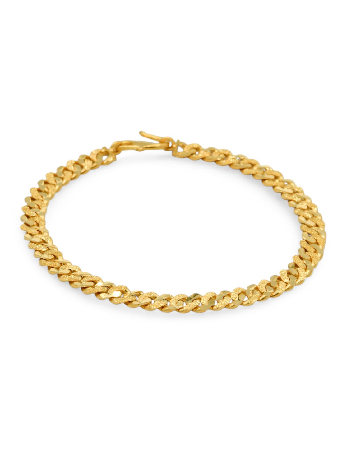 22ct Gold Curb Bracelet - Roop Darshan