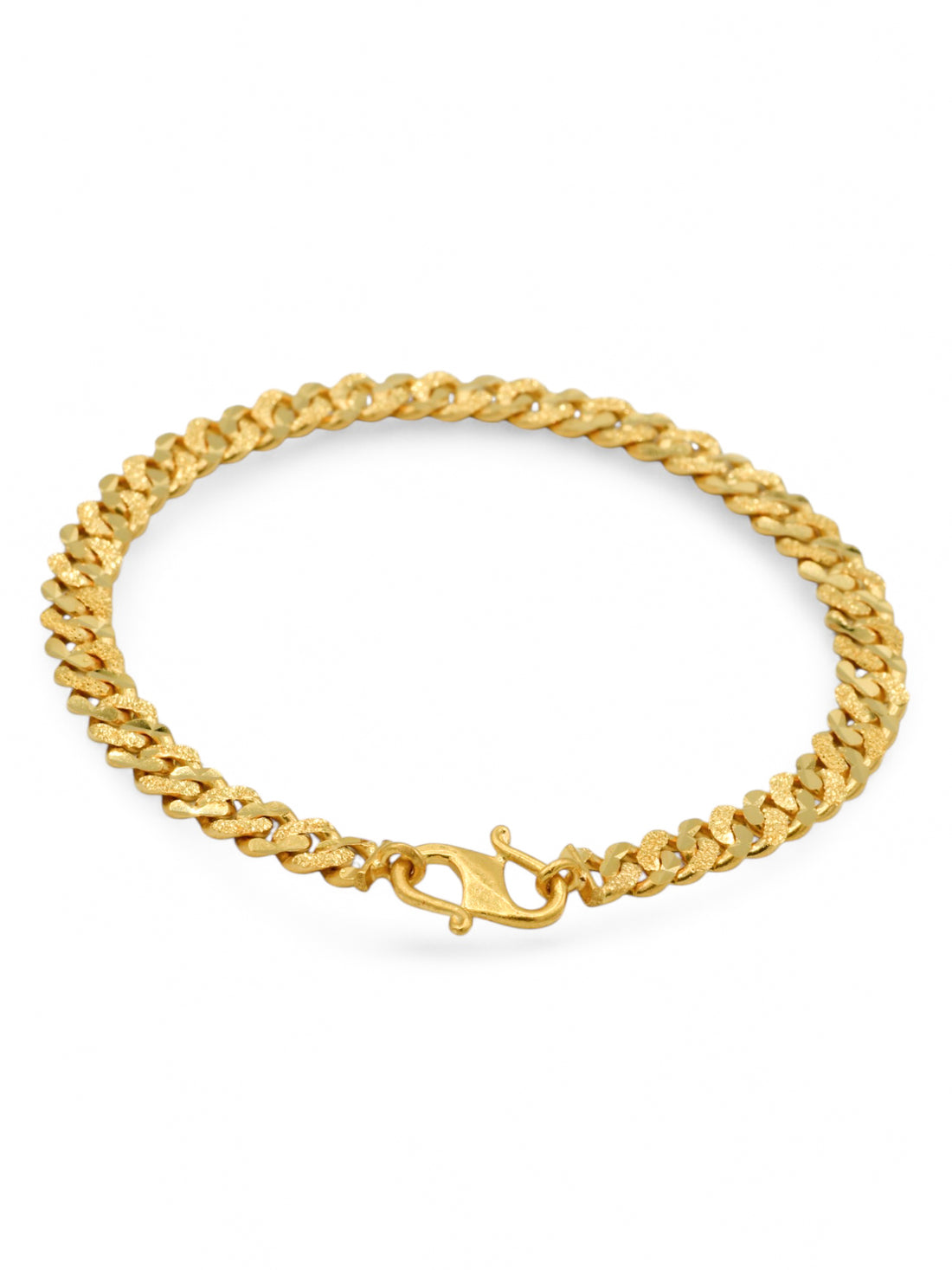 22ct Gold Curb Bracelet - Roop Darshan