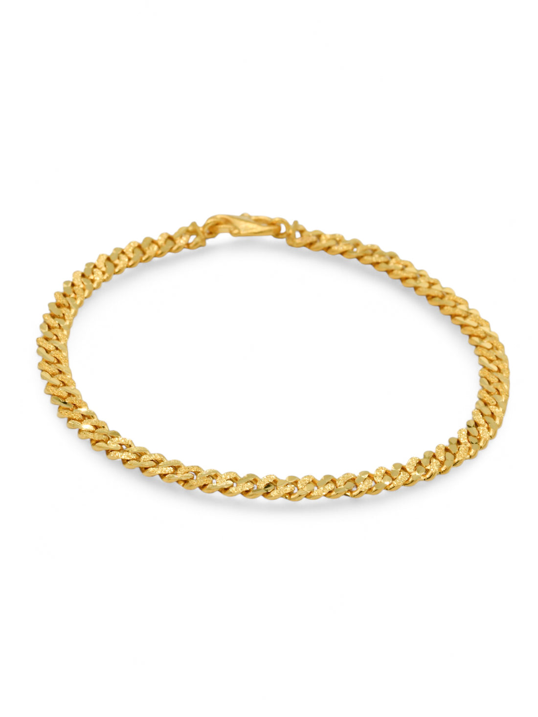 22ct Gold Curb Bracelet - Roop Darshan