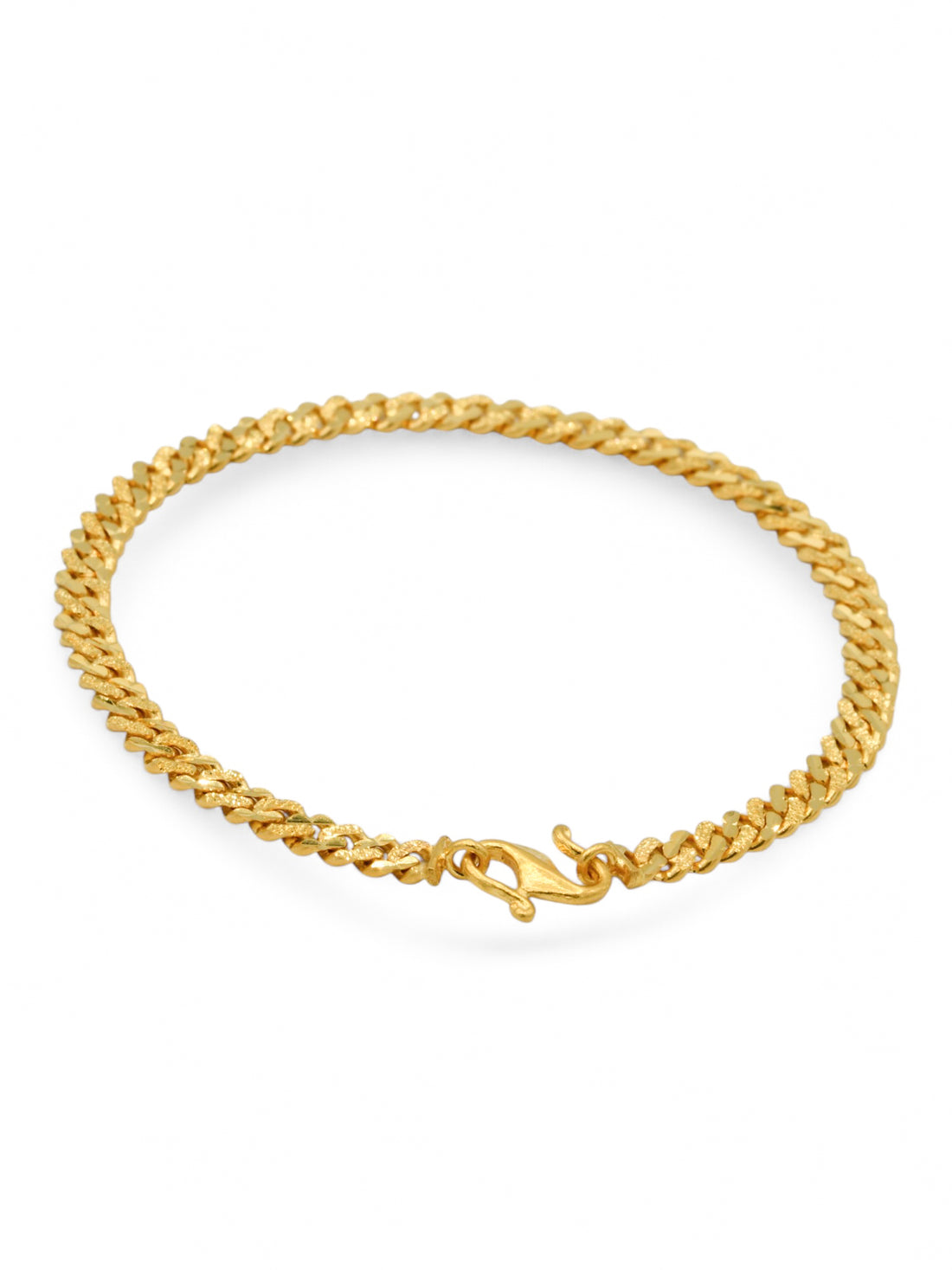 22ct Gold Curb Bracelet - Roop Darshan