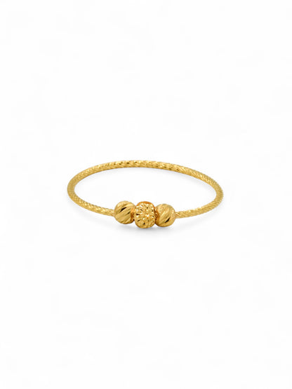 22ct Gold Ball Ladies Ring