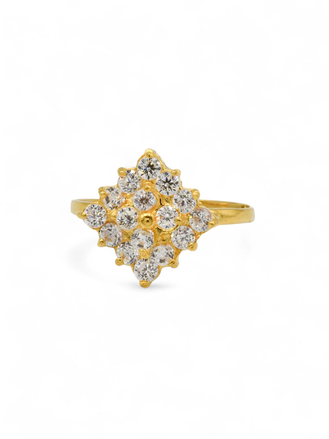 22ct Gold CZ Ladies Ring - Roop Darshan