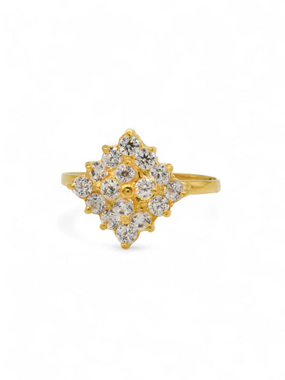 22ct Gold CZ Ladies Ring - Roop Darshan