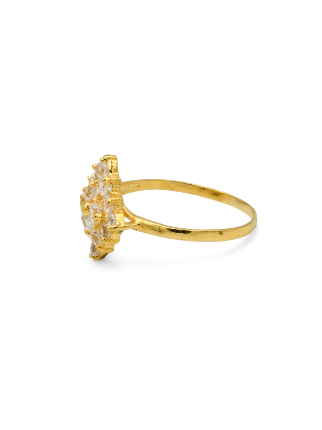22ct Gold CZ Ladies Ring - Roop Darshan