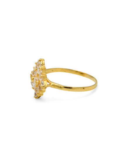 22ct Gold CZ Ladies Ring - Roop Darshan