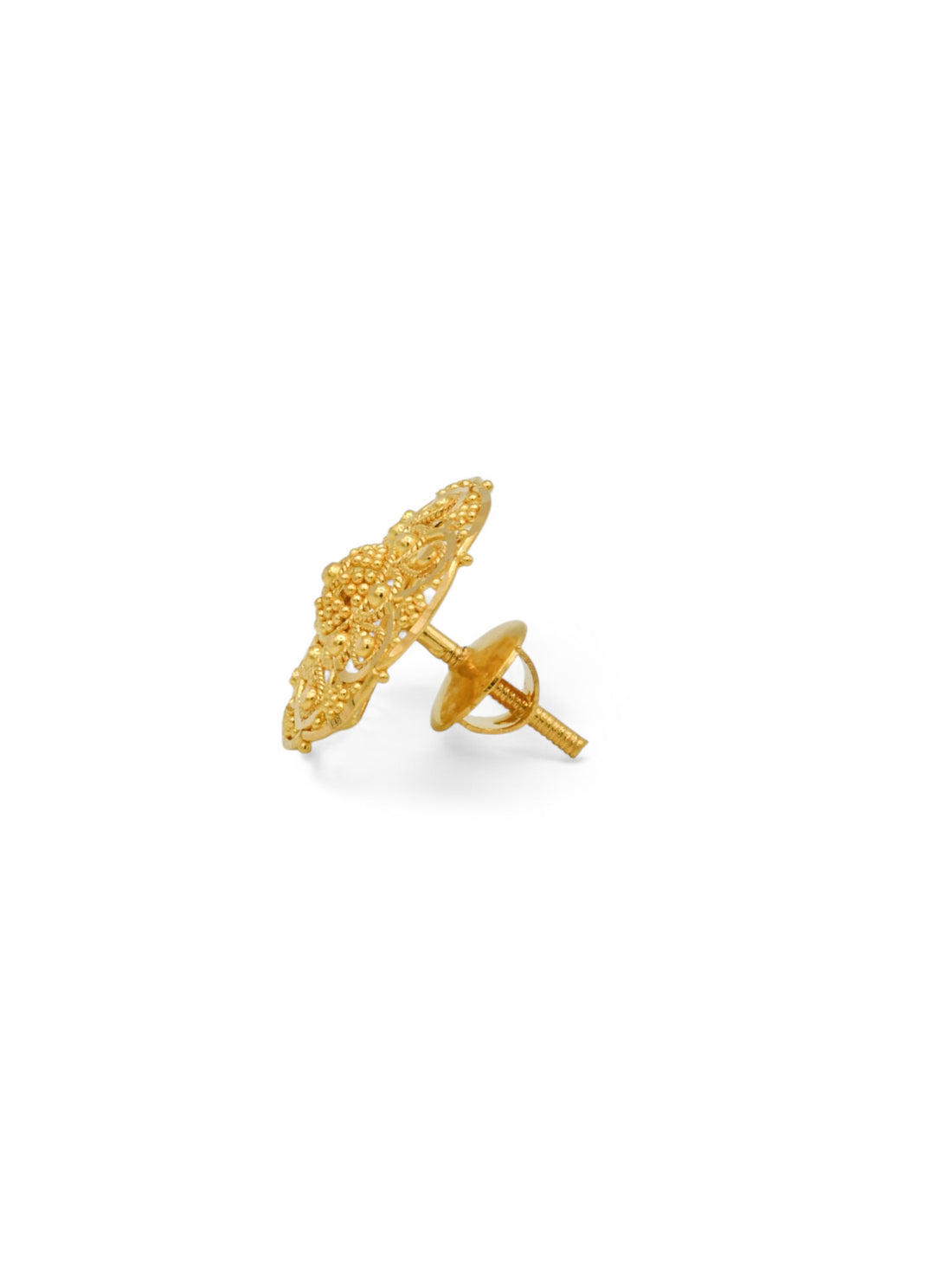 22ct Gold Stud Earrings - Roop Darshan