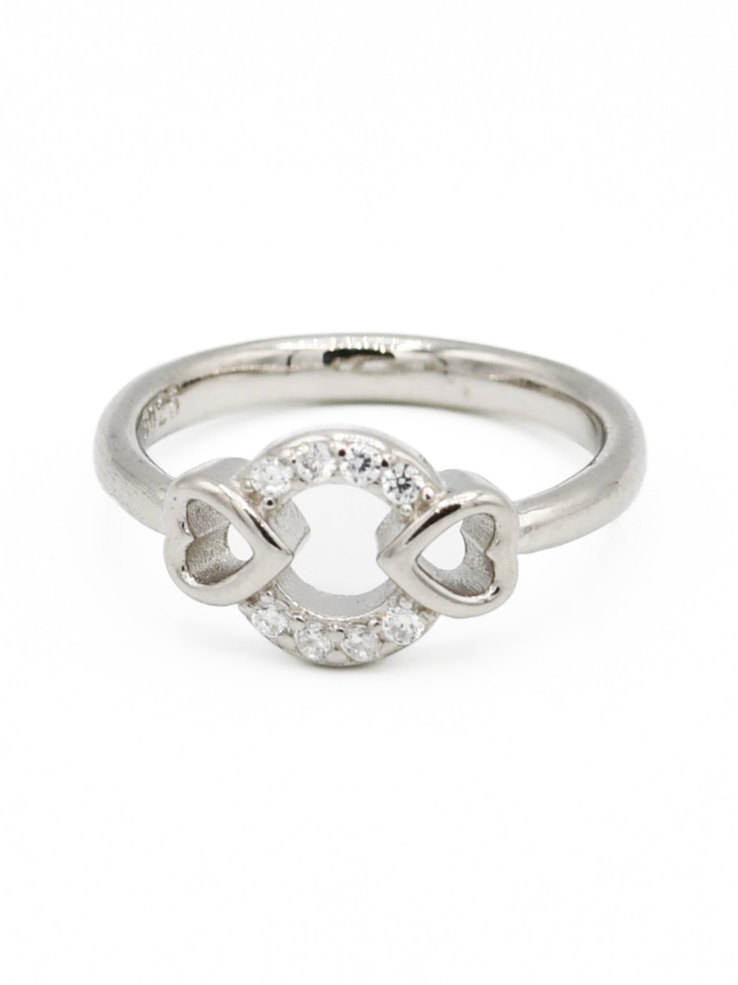 Silver CZ Baby Ring - Roop Darshan