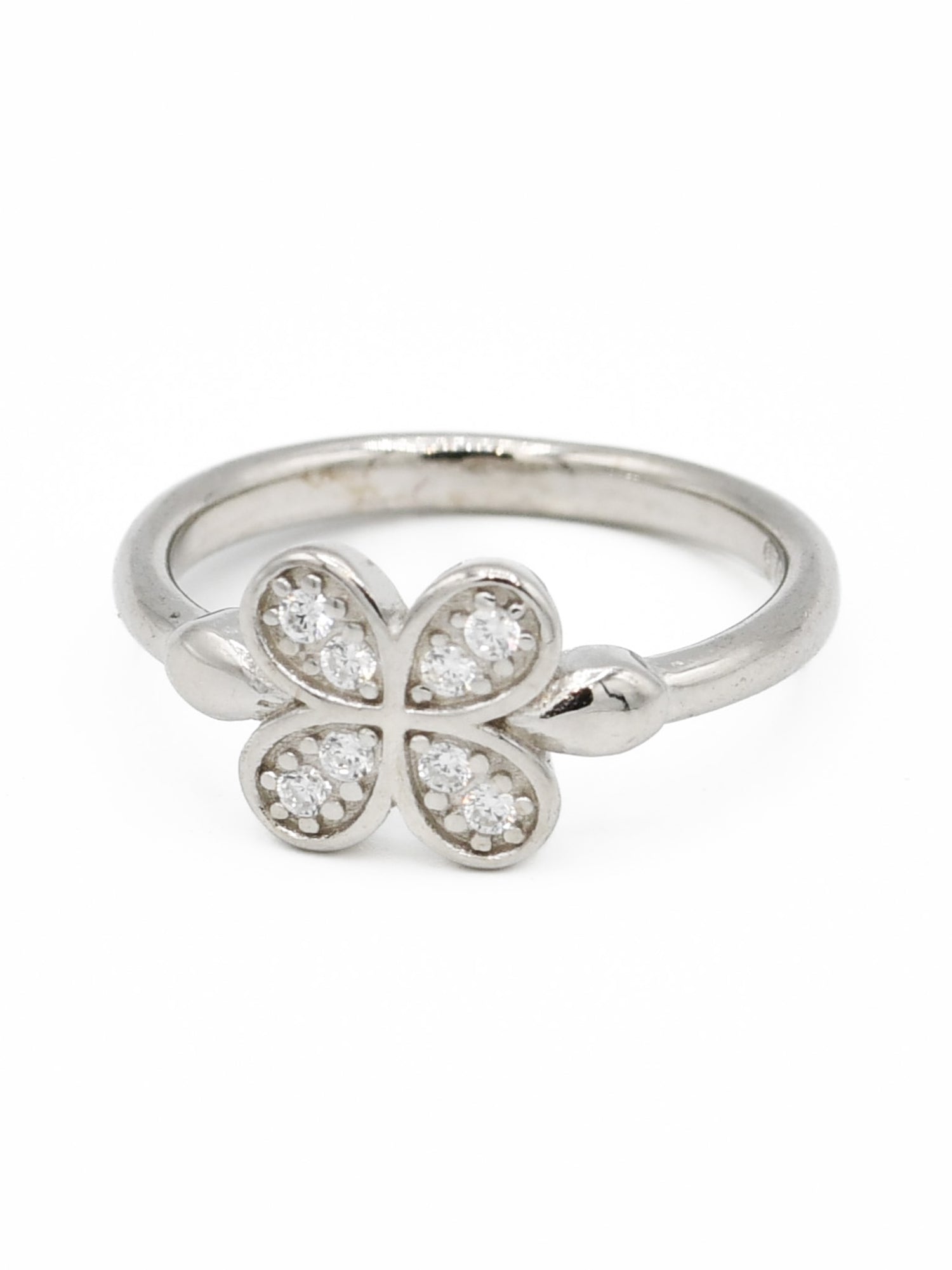 Silver CZ Baby Ring