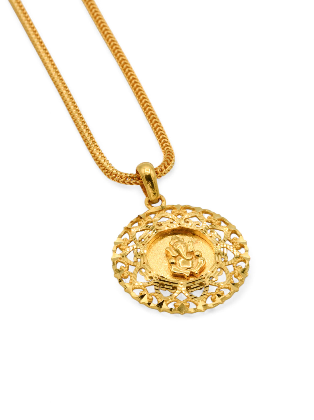 22ct Gold Ganesh Pendant