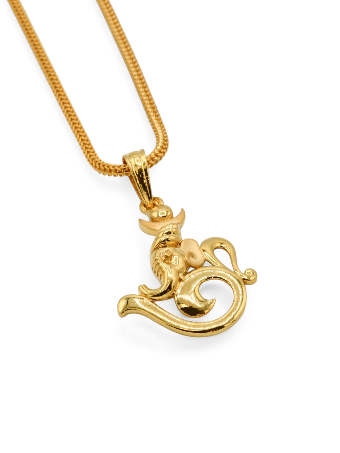 22ct Gold Om Ganesh Pendant