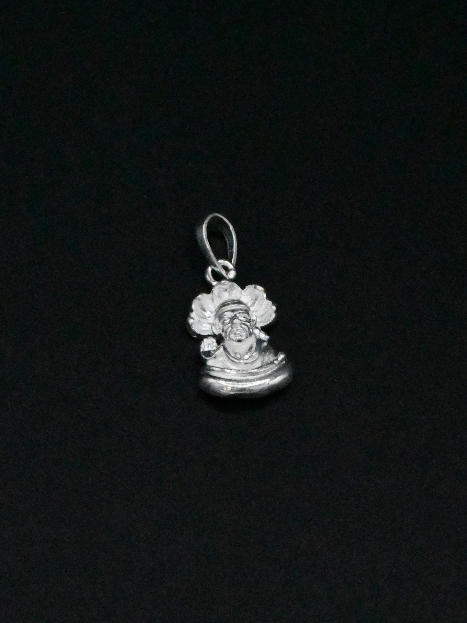 Silver Sai Baba Pendant - Roop Darshan