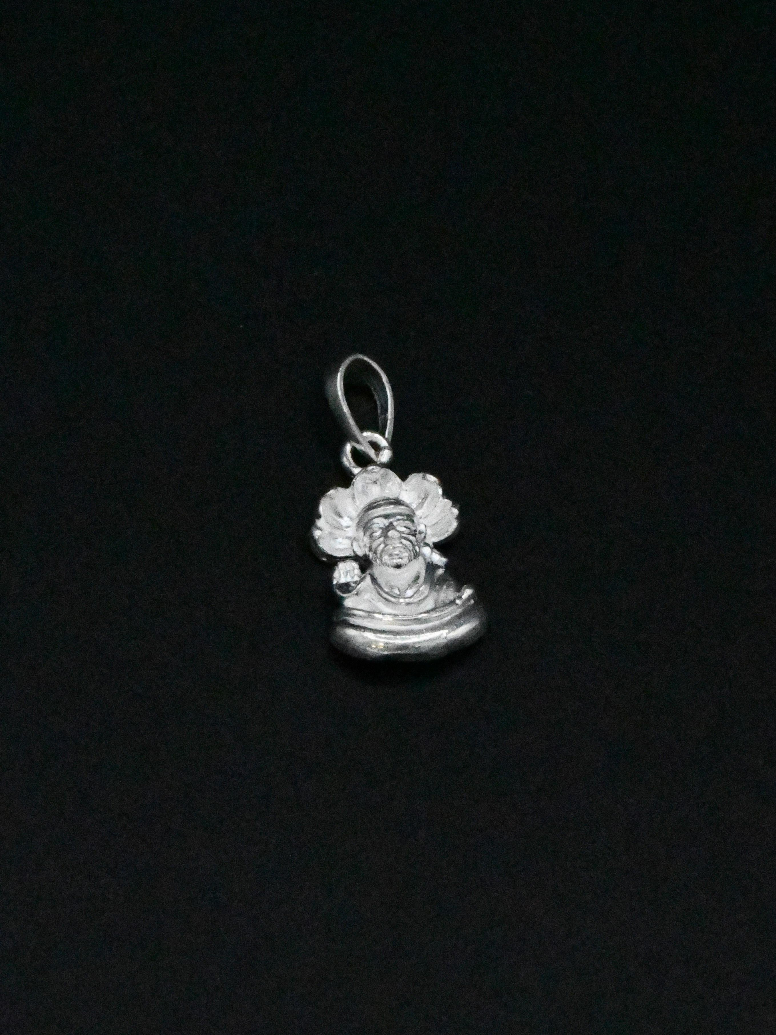 Silver Sai Baba Pendant - Roop Darshan