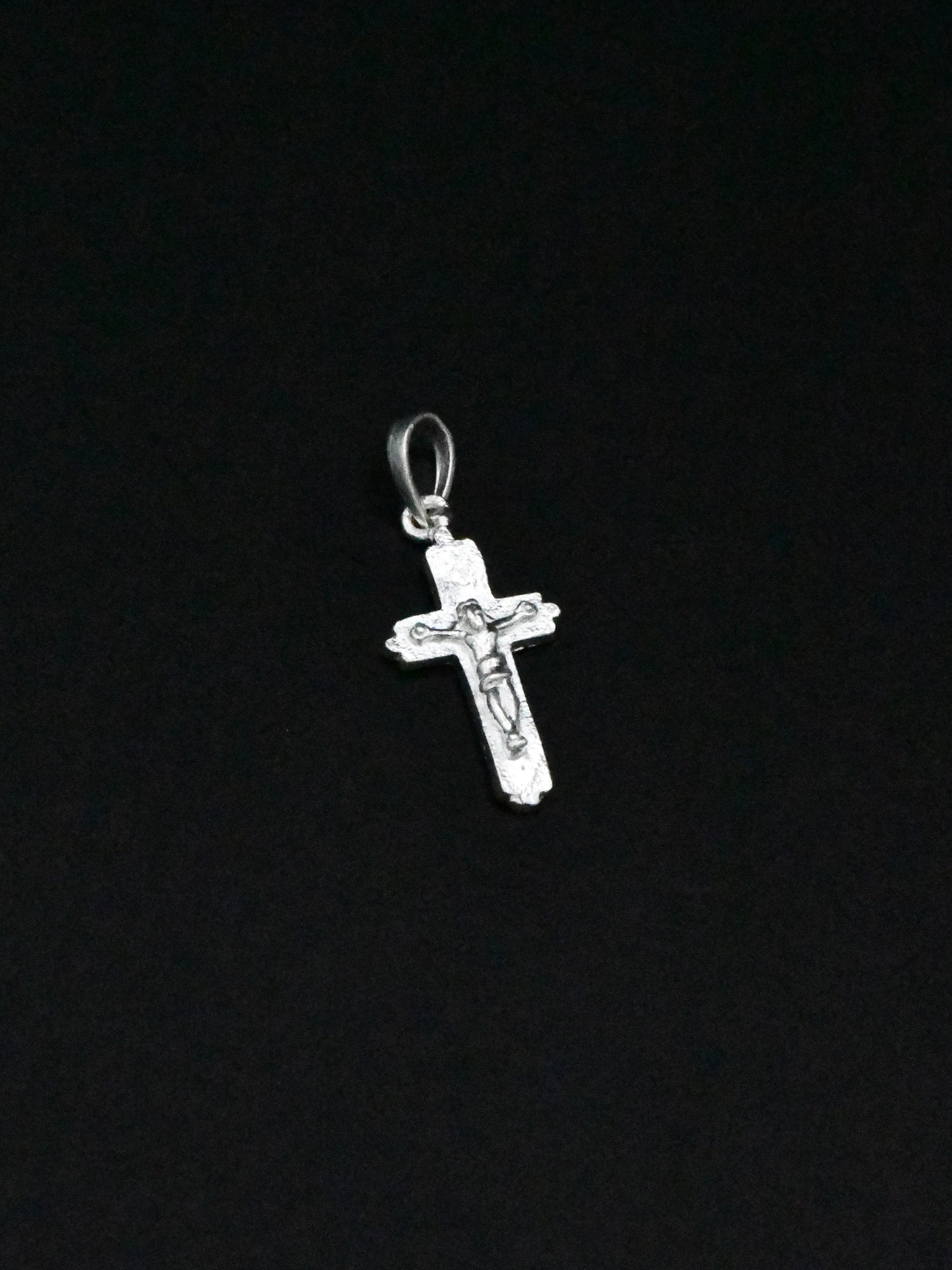 Silver Cross Pendant - Roop Darshan