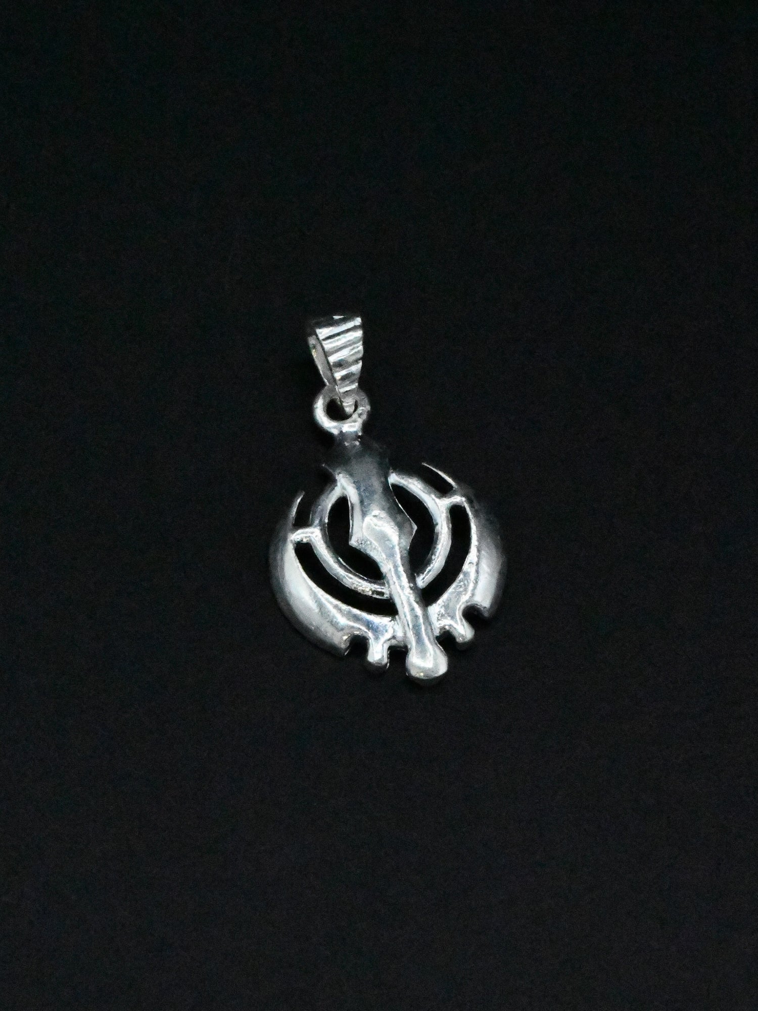 Silver Khanda Pendant - Roop Darshan