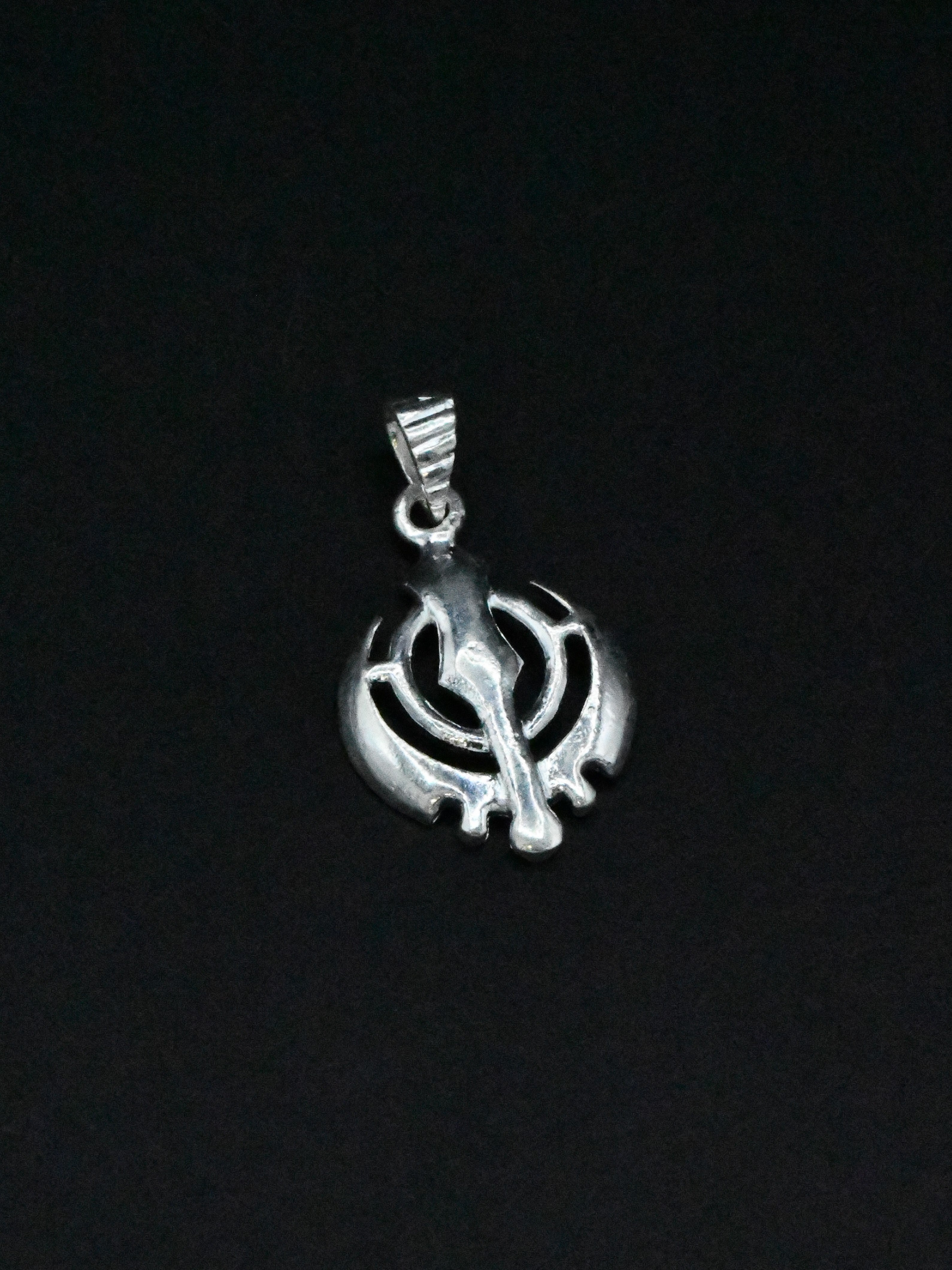 Silver Khanda Pendant - Roop Darshan