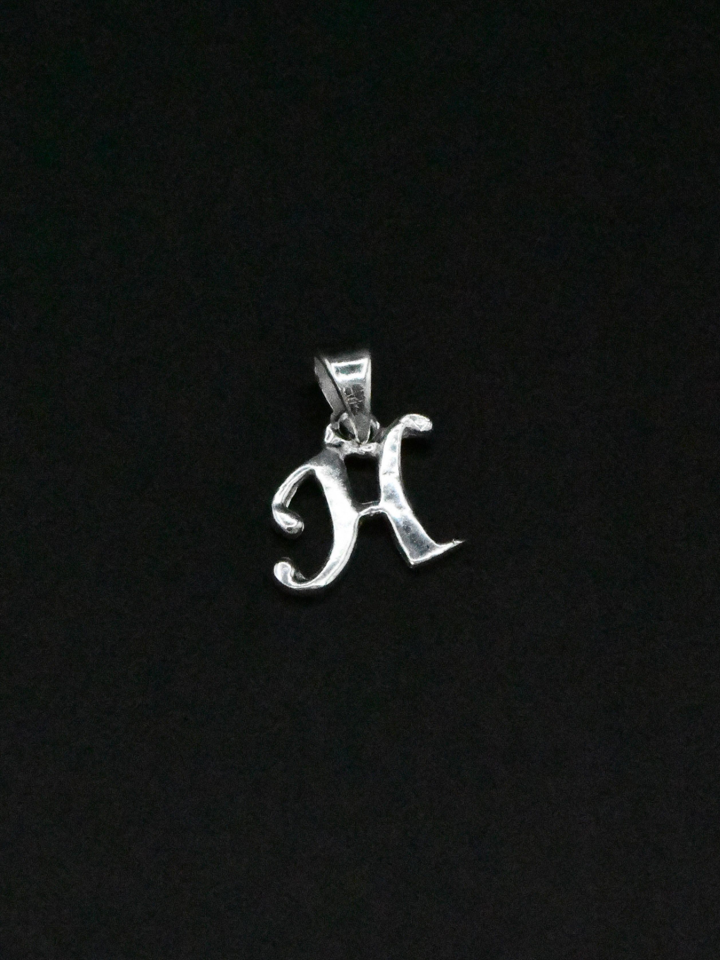 Silver &quot;H&quot; Pendant - Roop Darshan