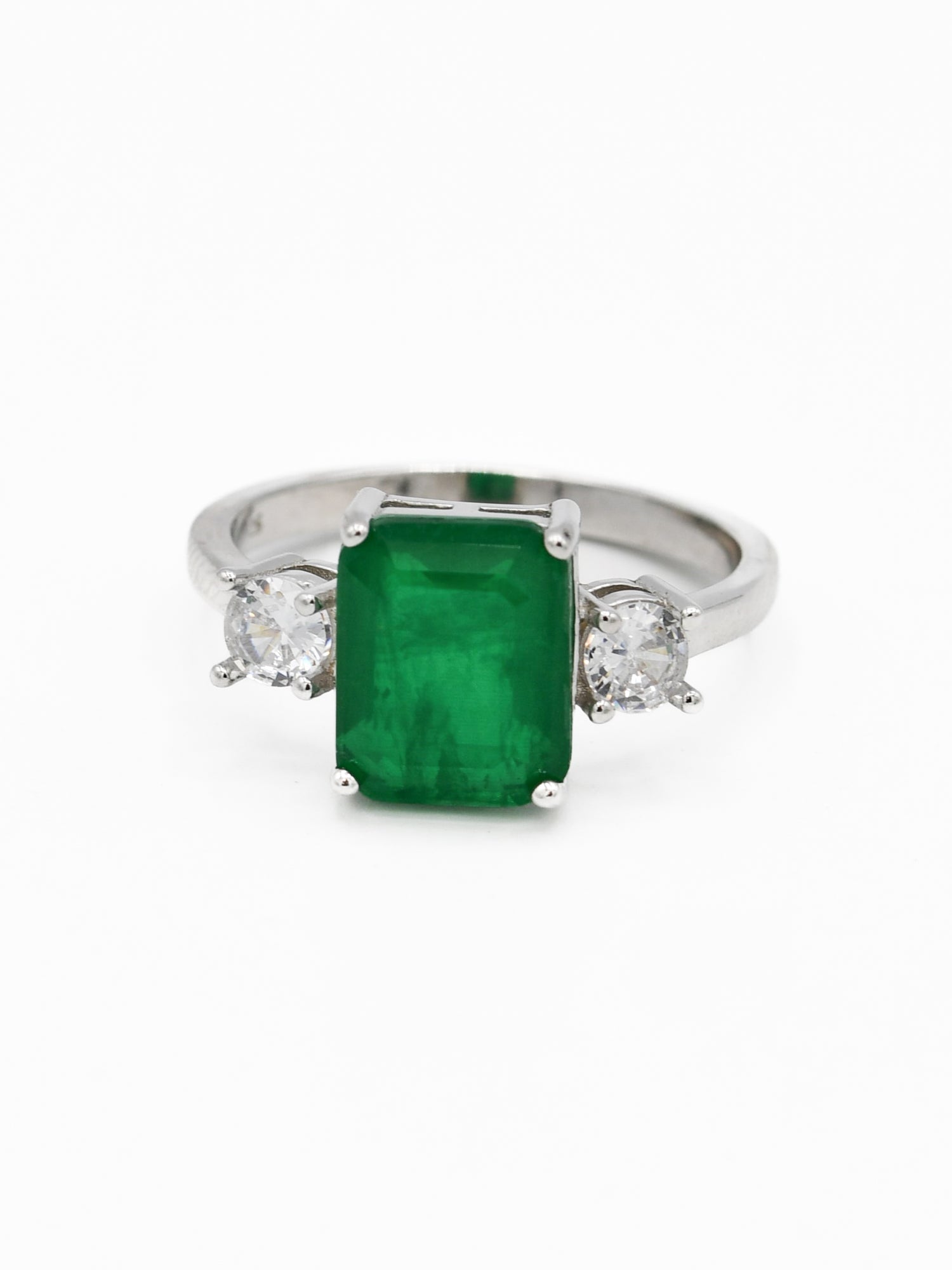 Silver CZ Ladies Ring - Roop Darshan