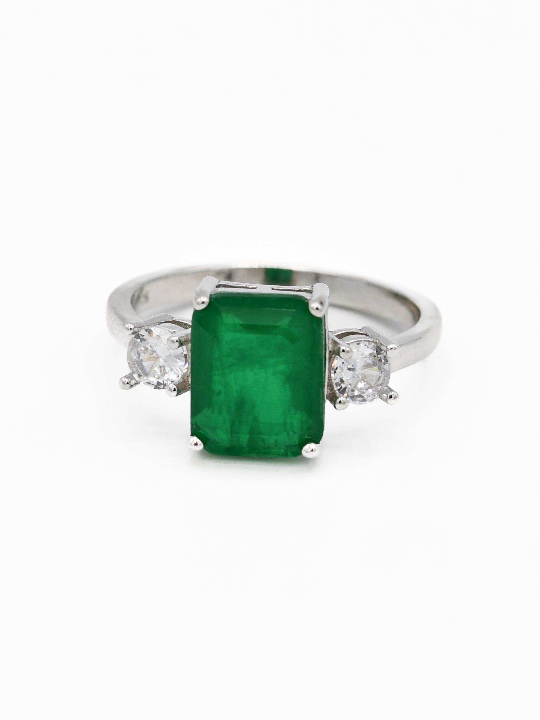 Silver CZ Ladies Ring - Roop Darshan