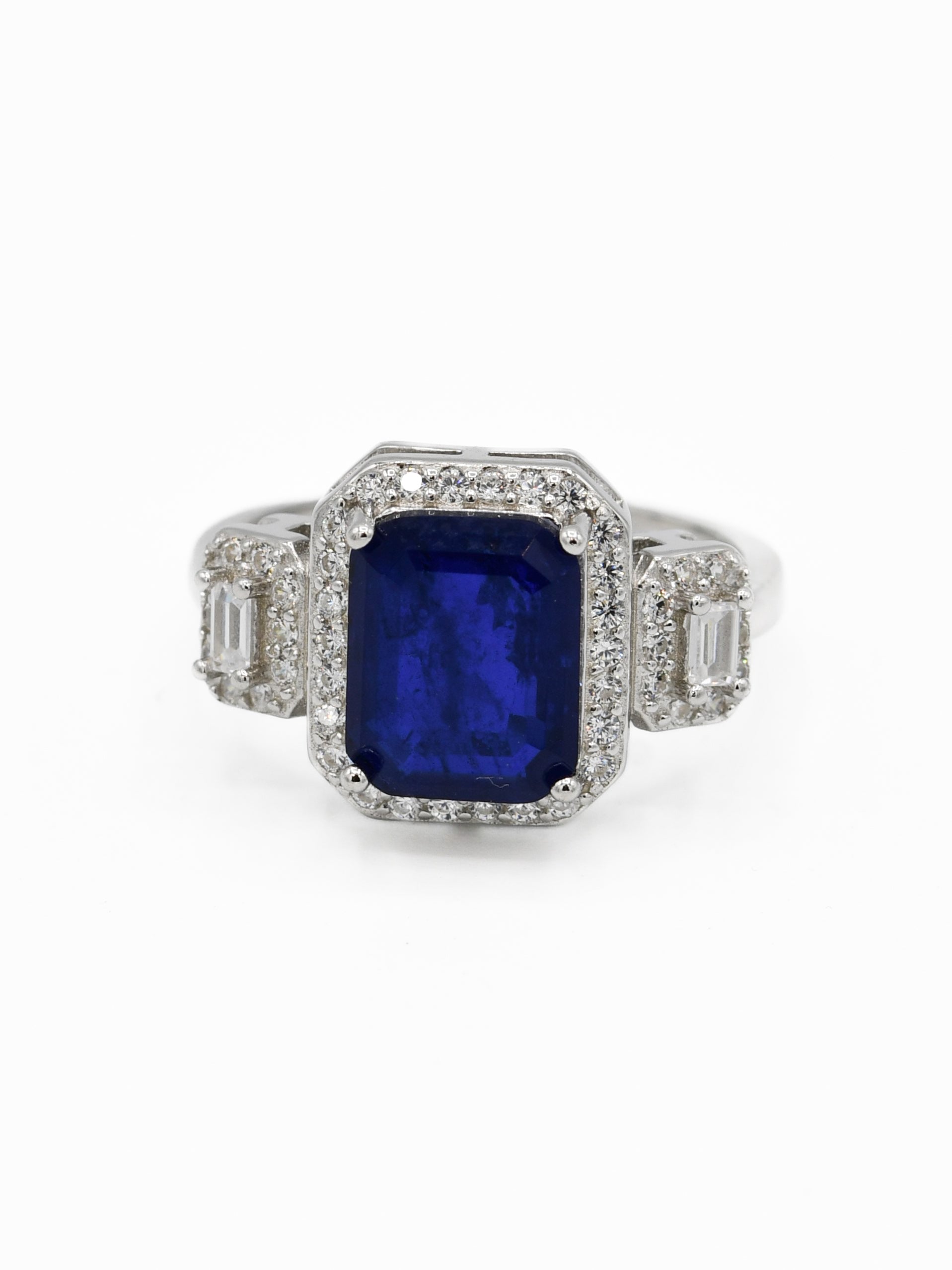 Silver CZ Ladies Ring - Roop Darshan
