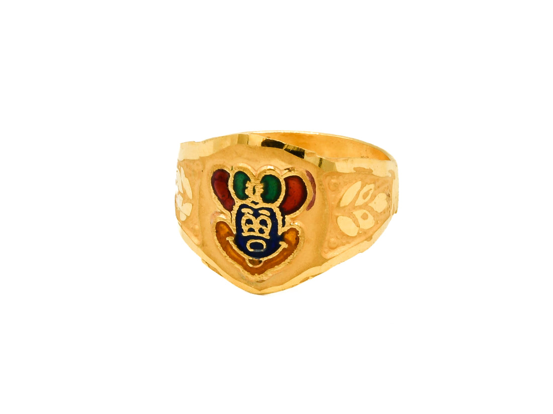 22ct Gold Mina Baby Ring - Roop Darshan