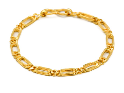 22ct Gold 1PC Baby Bracelet - Roop Darshan