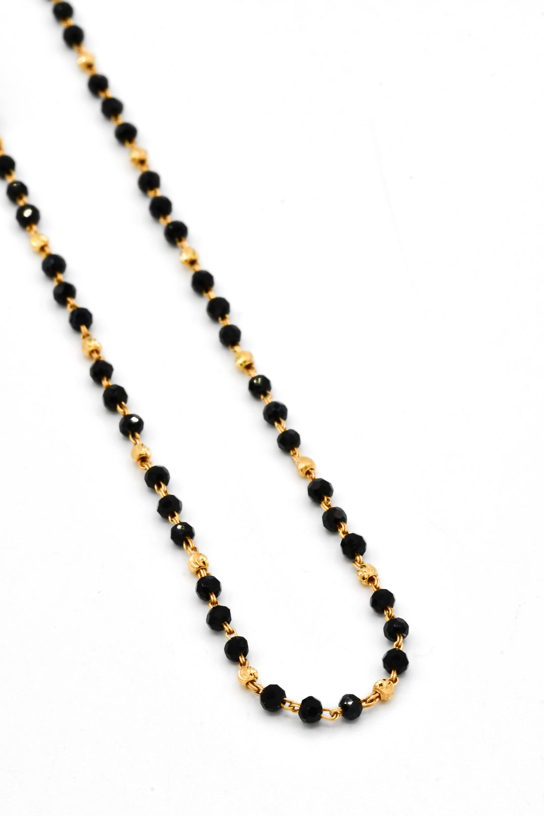 22ct Gold Ball Crystal Mangal Sutra - Roop Darshan