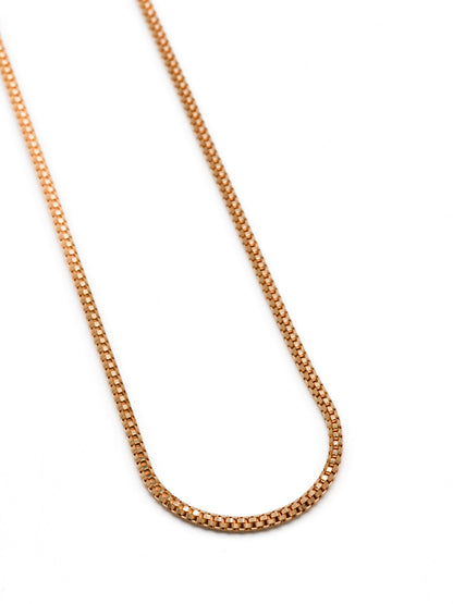 18ct Rose Gold Chain - Roop Darshan