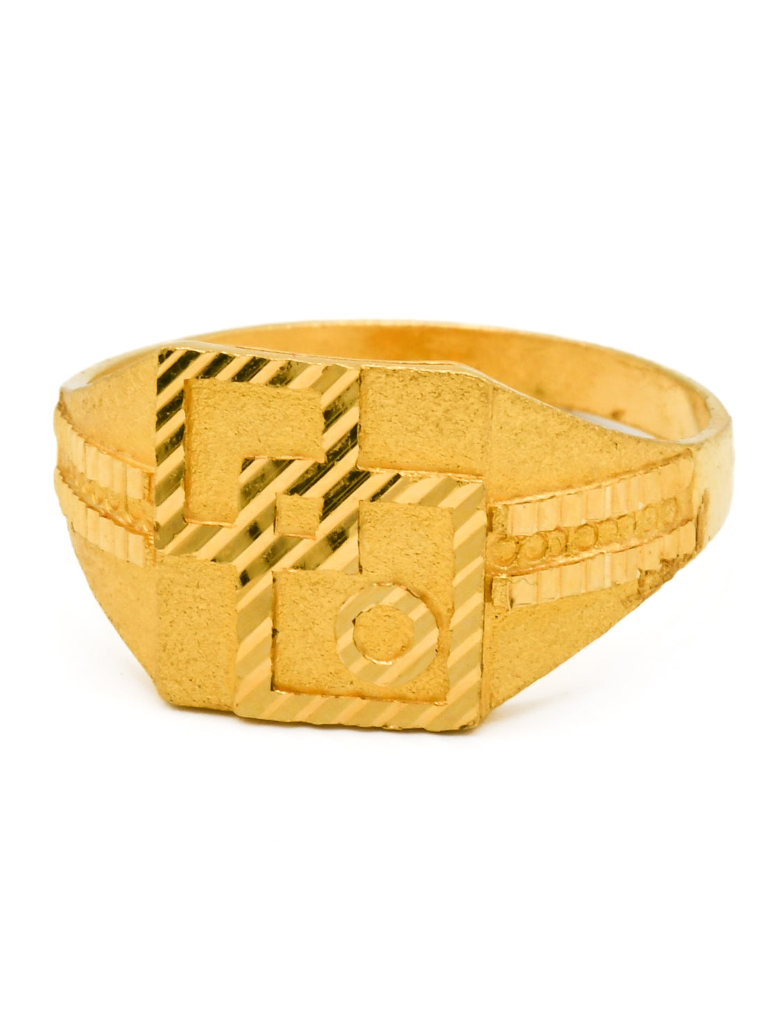 22ct Gold Mens Ring - Roop Darshan