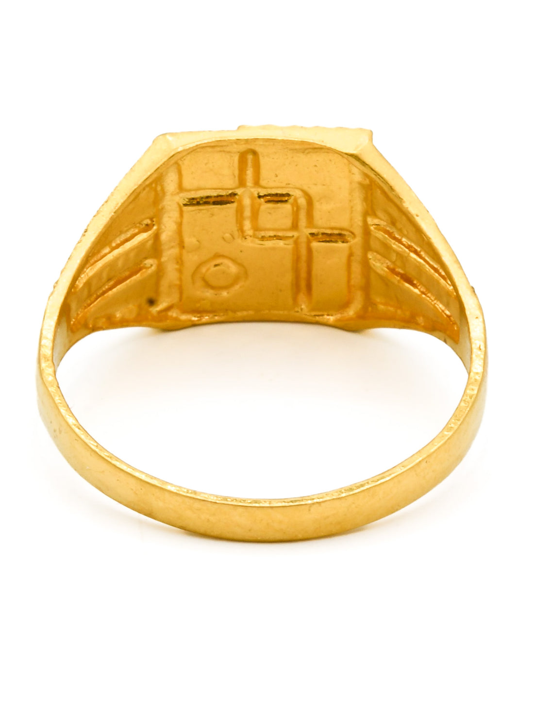 22ct Gold Mens Ring - Roop Darshan