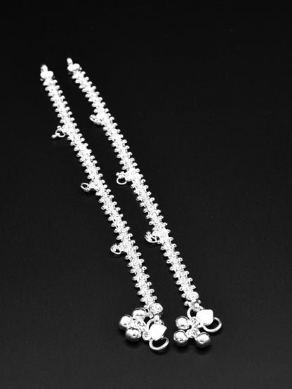 Baby Silver Anklets - Roop Darshan