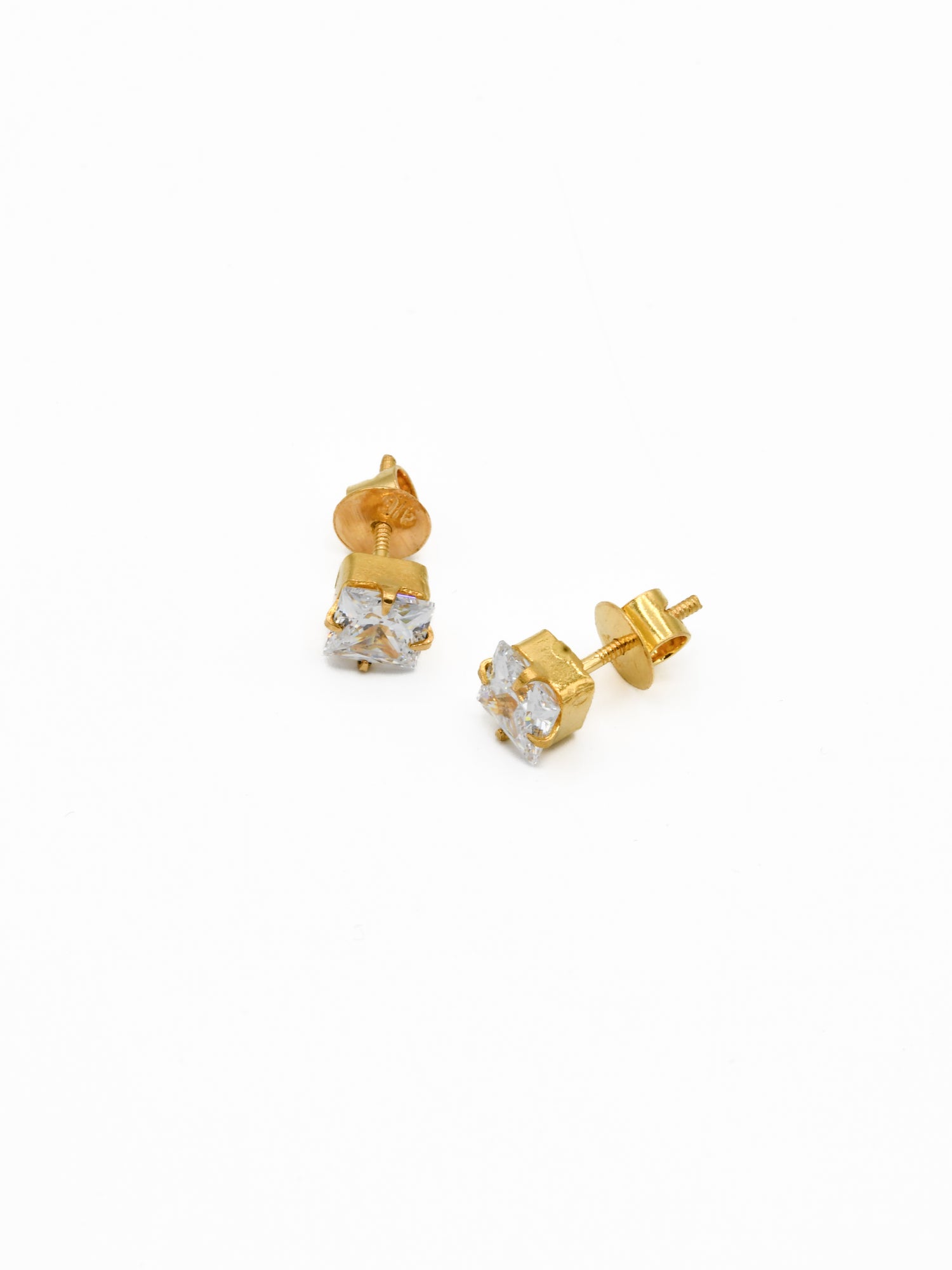 22ct Gold CZ Pendant Set - Roop Darshan