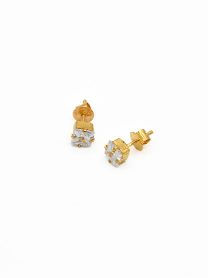 22ct Gold CZ Pendant Set - Roop Darshan