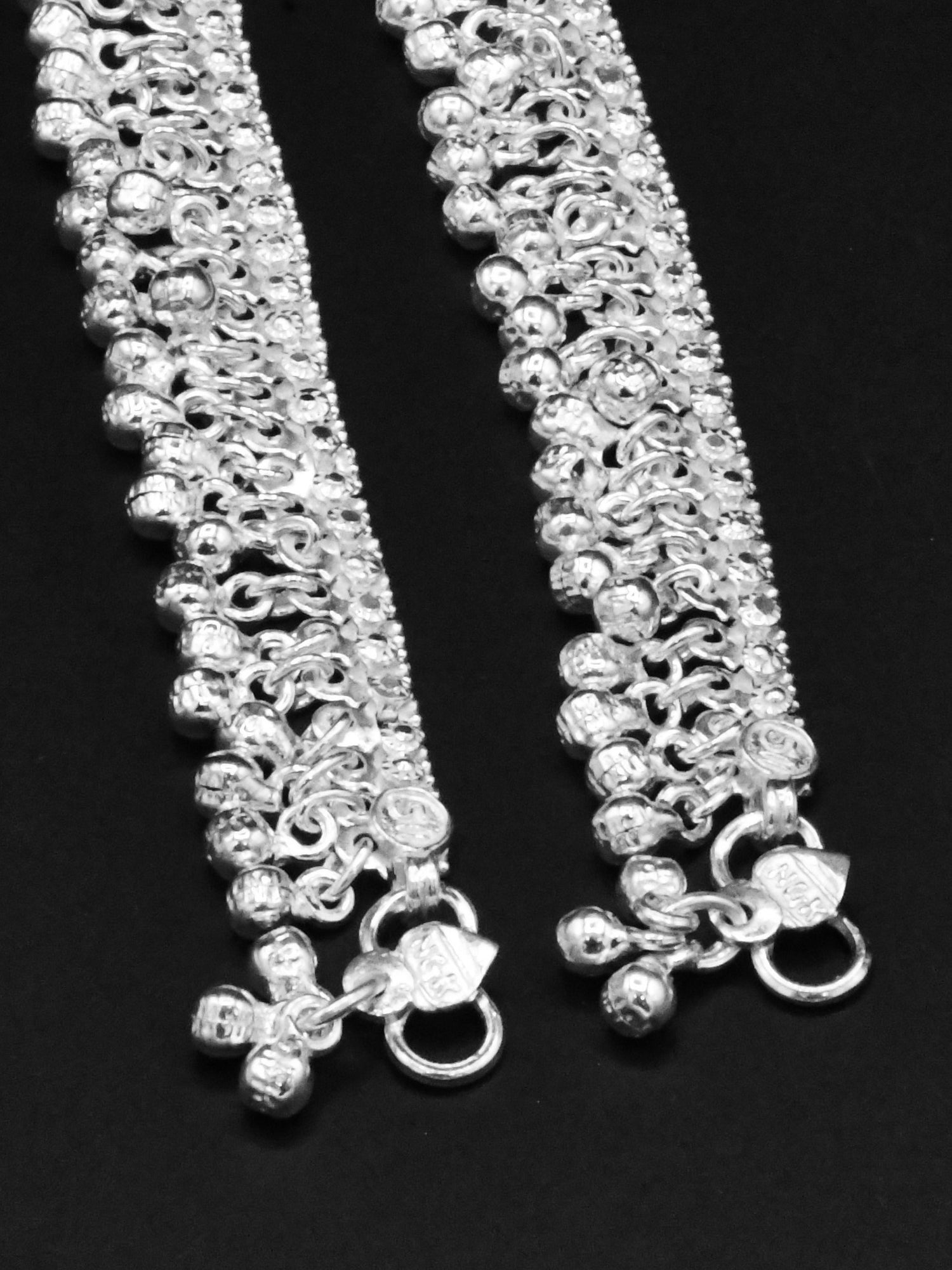 Baby Silver Anklets - Roop Darshan