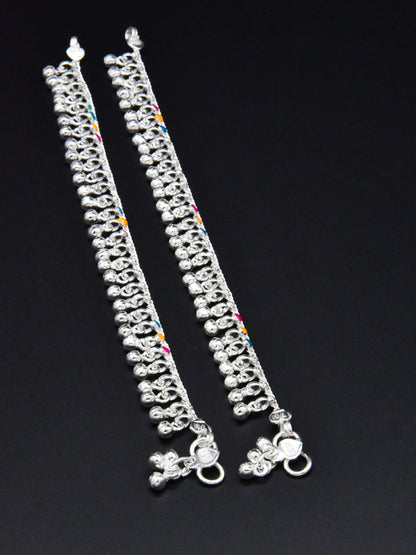 Baby Silver Anklets - Roop Darshan