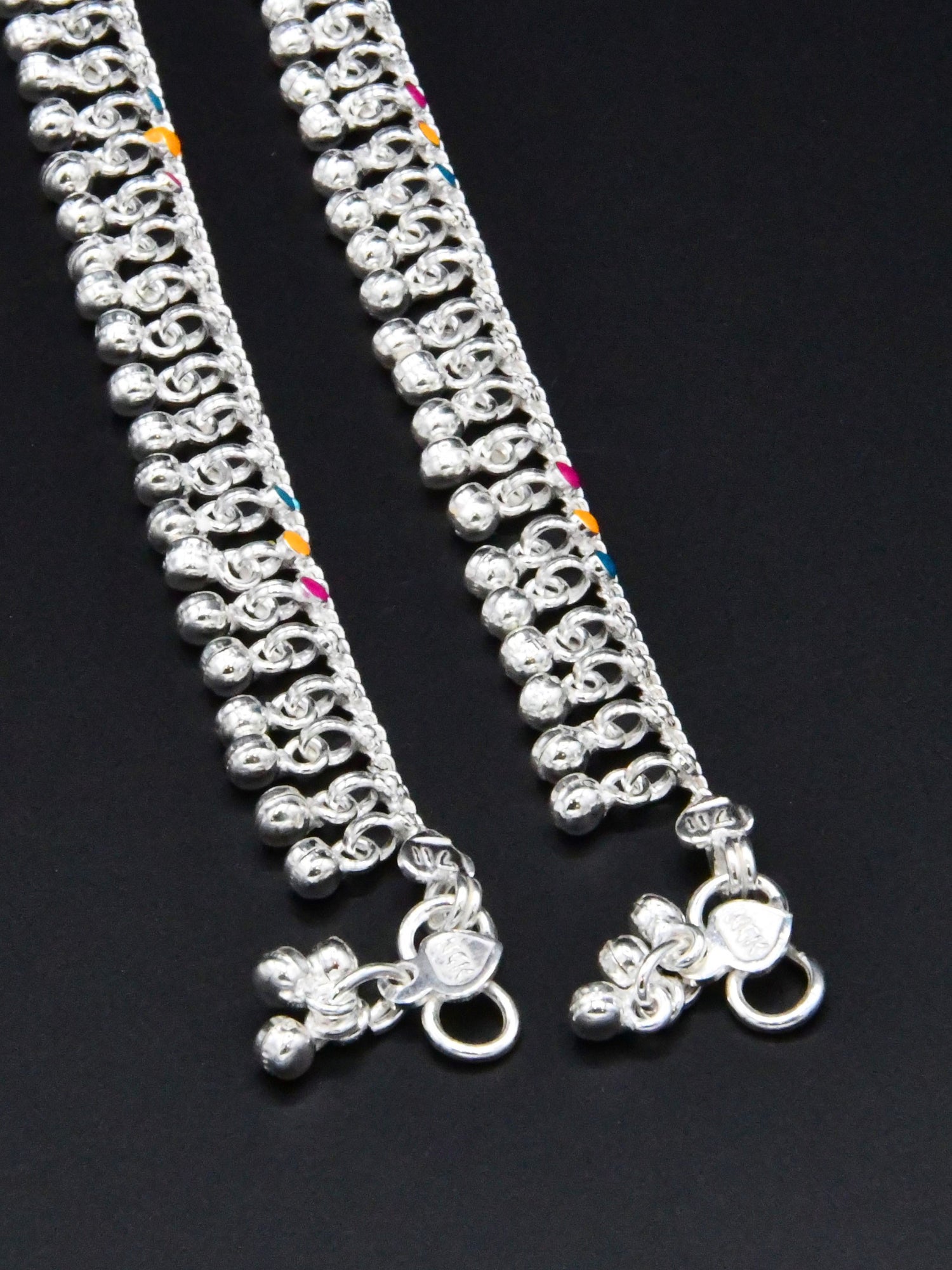 Baby Silver Anklets - Roop Darshan