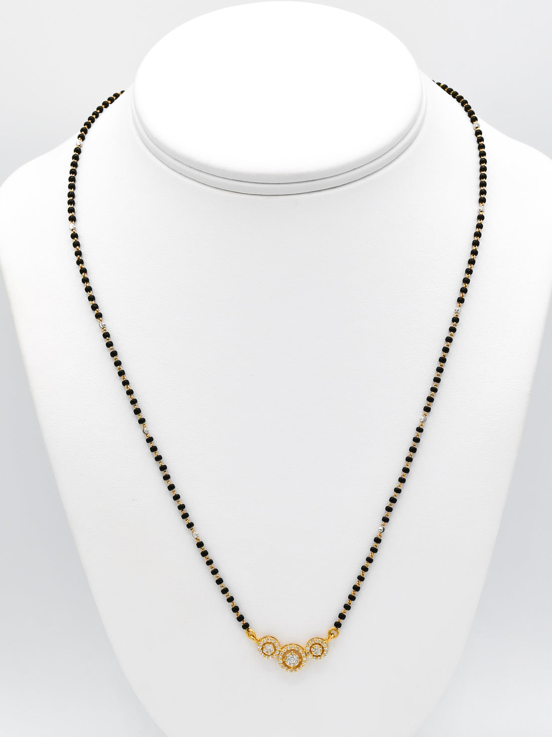 22ct Gold CZ Mangal Sutra - Roop Darshan