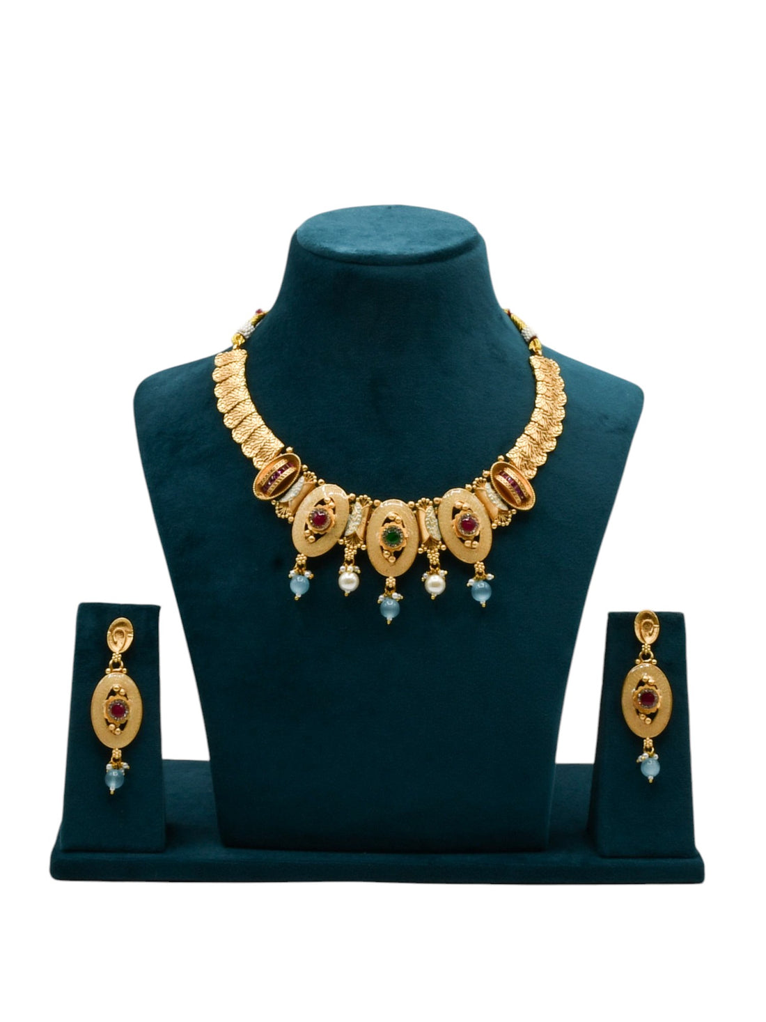 Costume Necklace Set - Roop Darshan