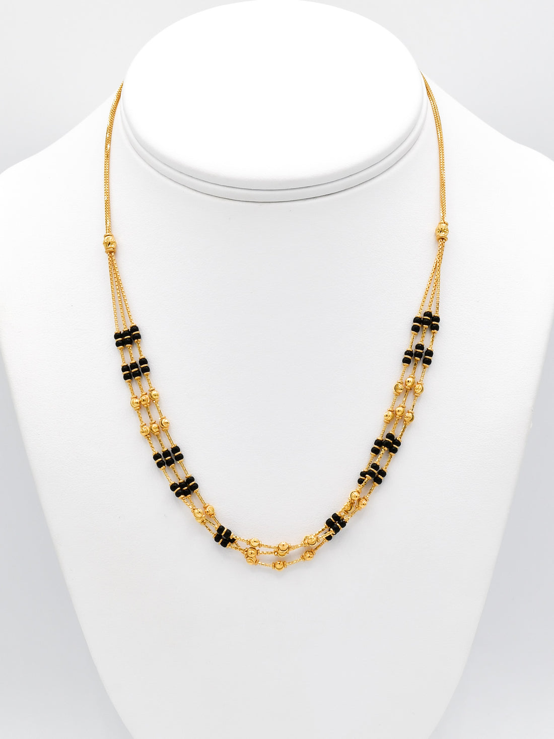 22ct Gold 3 Row Mangal Sutra - Roop Darshan