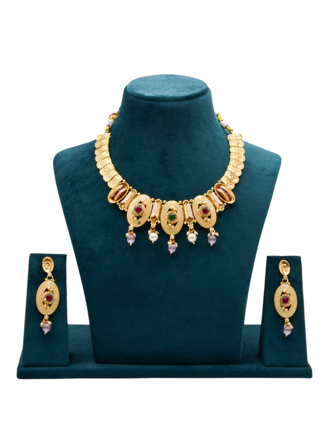 Costume Necklace Set - Roop Darshan