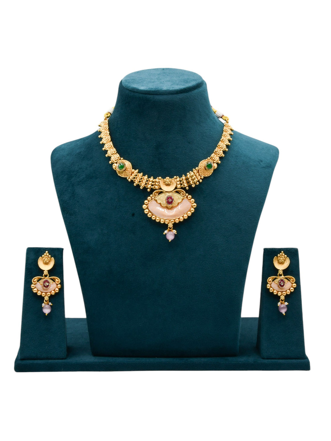 Costume Necklace Set - Roop Darshan