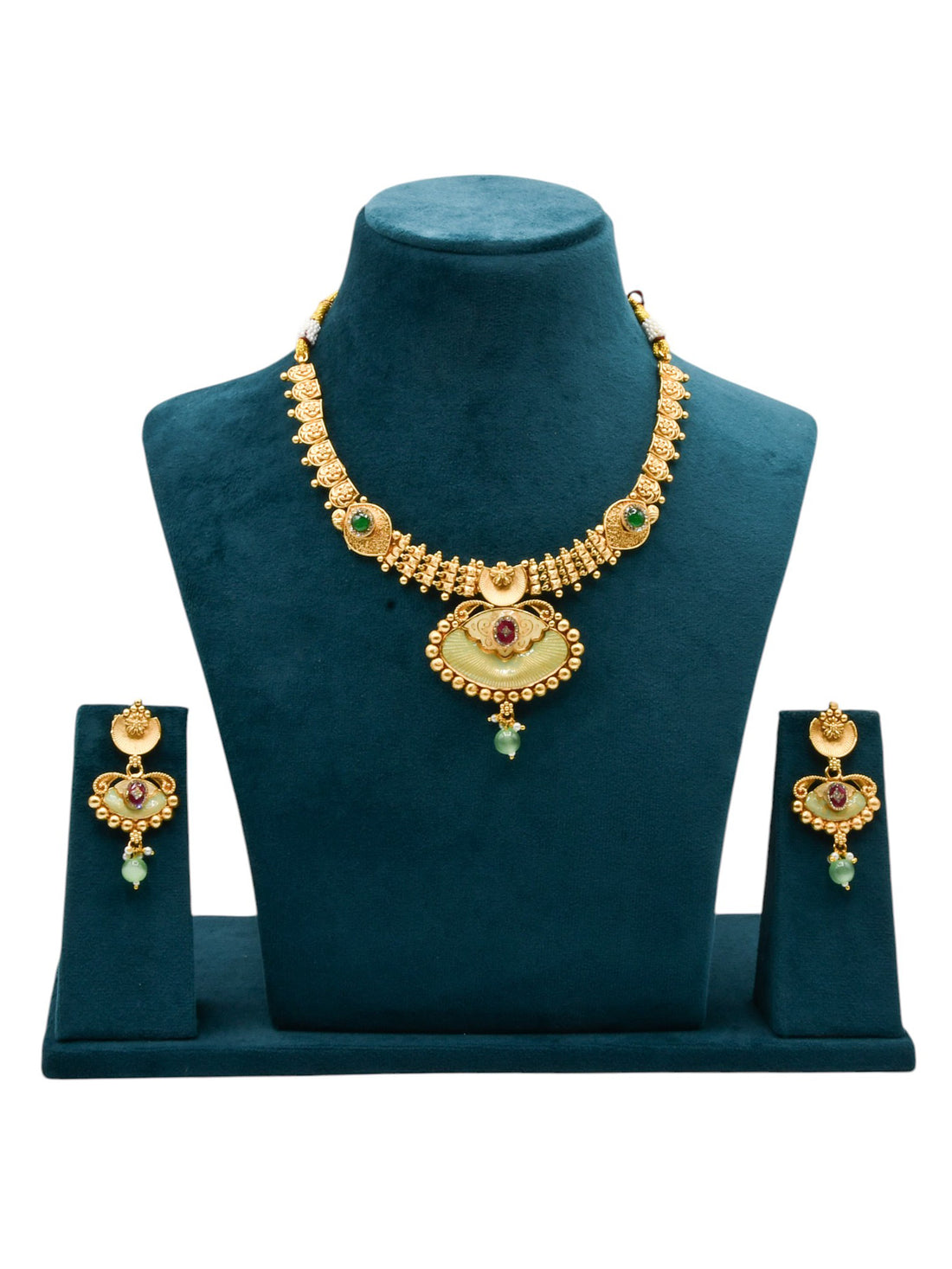 Costume Necklace Set - Roop Darshan